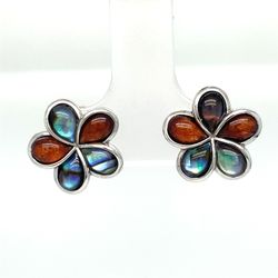 925 Silver Multi Color Earrings 2.30g 166626/7