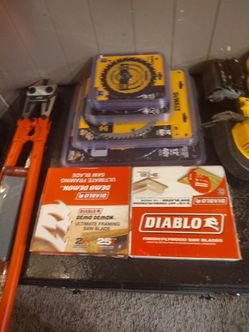 Brand new dewalt saw blades