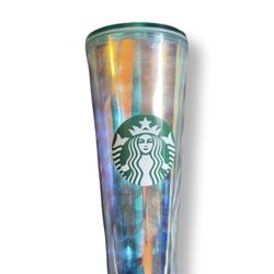 Authentic Starbucks Iridescent Green Tumbler Venti 24oz