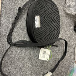 VERA BRADLEY Zebra Flock Crossbody Classic Black with Zebra