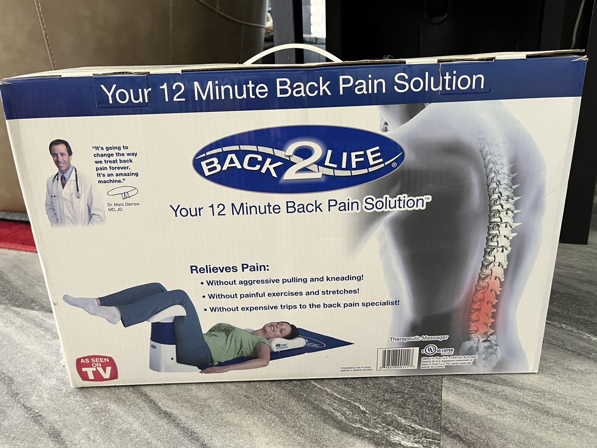 Back2Life Continuous Motion Back Pain Massager