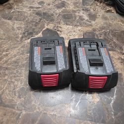 BOSCH 2 PACK BATTERY