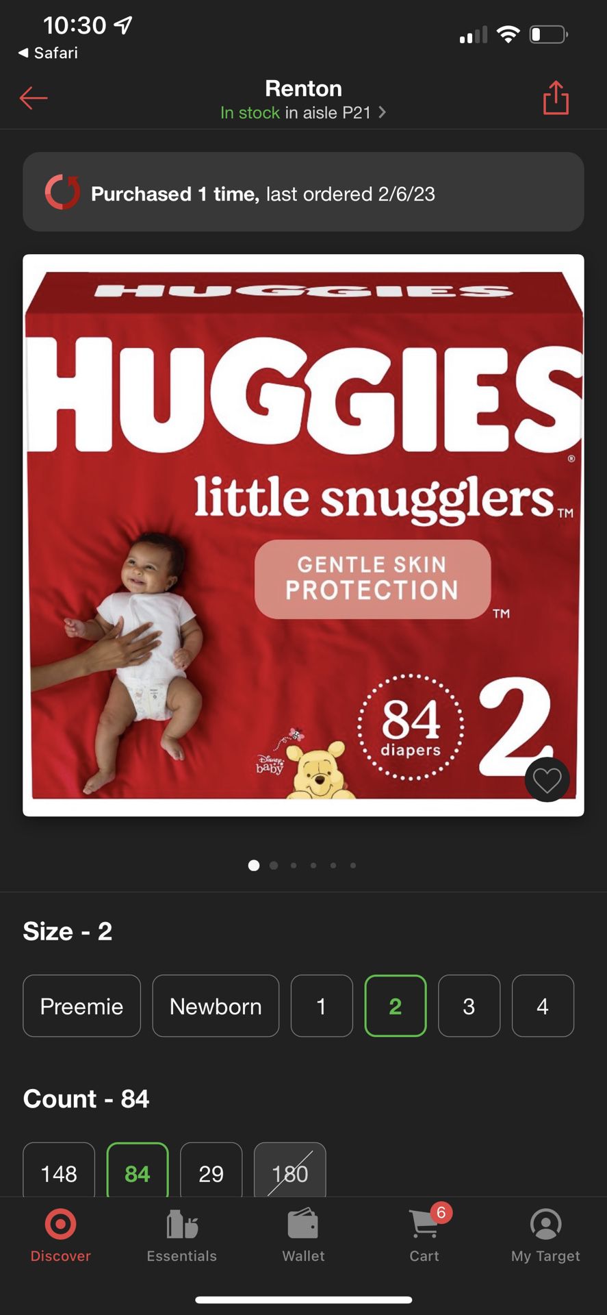 Huggies Diapers Size 2 - 84ct