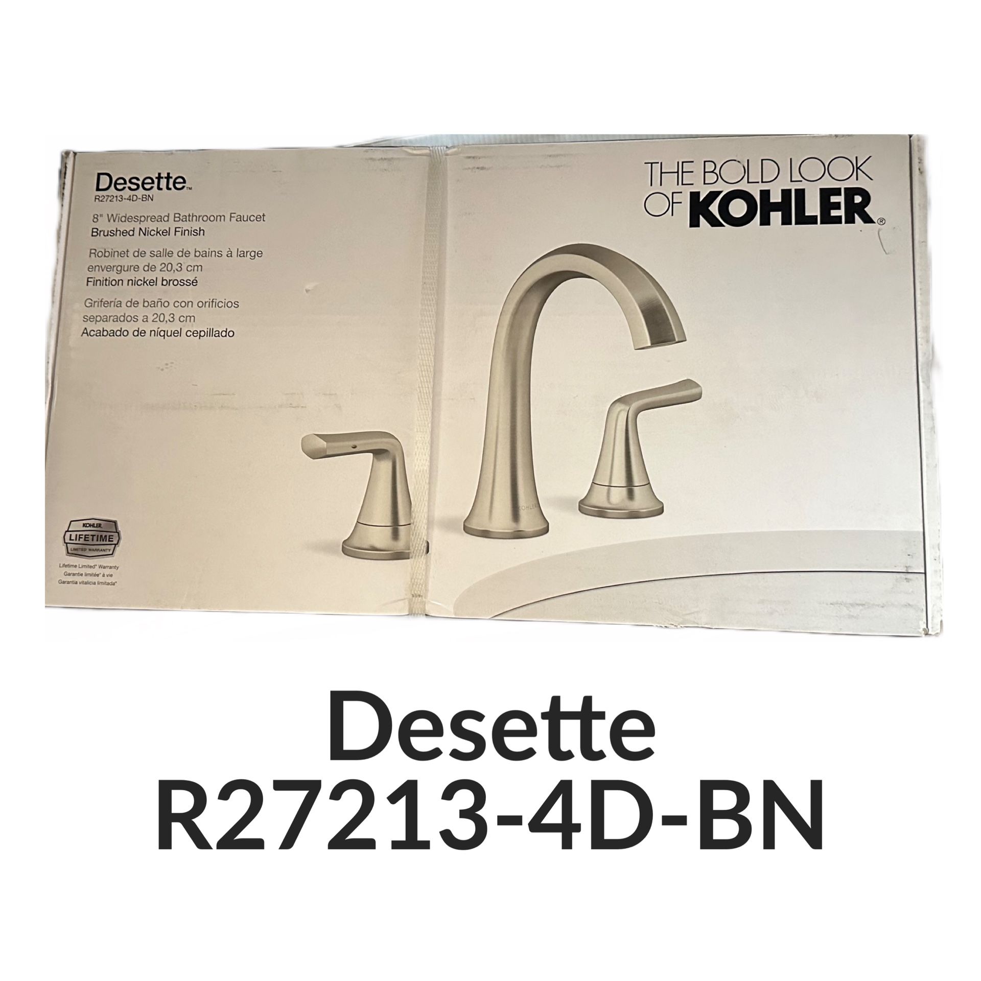 Kohler Desette 8” Widespread Bathroom Faucet