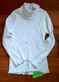 Circo white ribbed new with tags 3T top