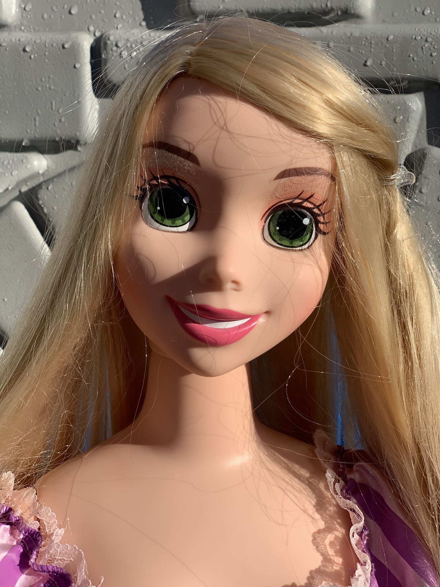 Rapunzel My Size, Beautiful Doll, 36” tall with her original dress and her original shoes