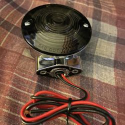 Motorcycle Front LED Smoked Turn Signals (set). 