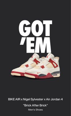 BIKE AIR x Nigel Sylvester x Air Jordan 4