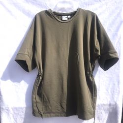 Puma Oversized Short Sleeve Sweat Shirt