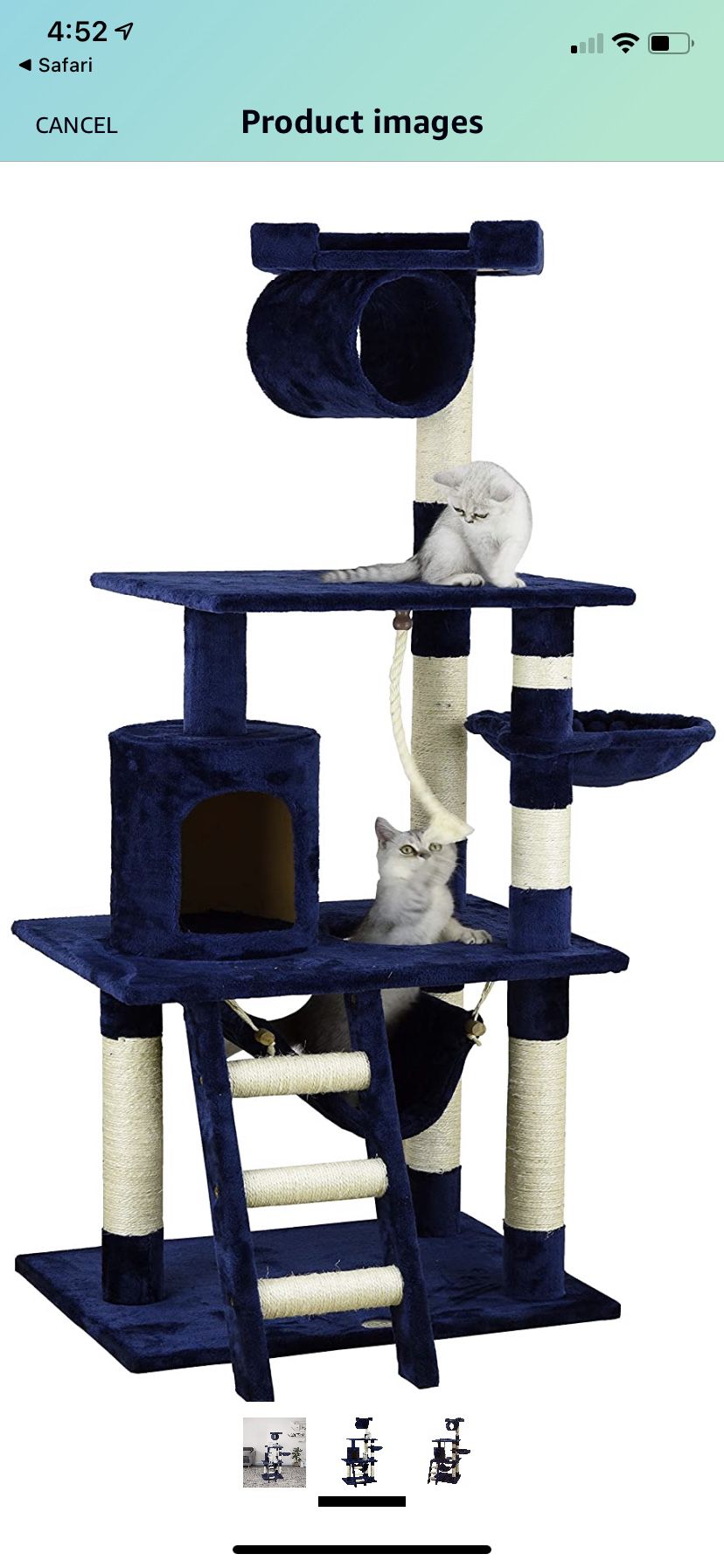 62 inch cat tower