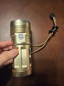 Heavy Duty Sky Ray King LED Flashlight (Gold) - Body