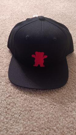 Skateboard  Cap black grizzly $25