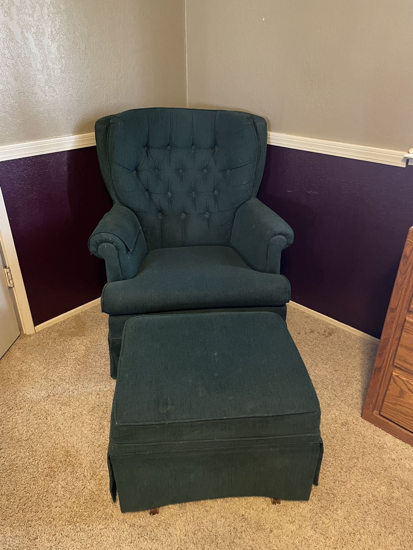 Chair And Ottoman