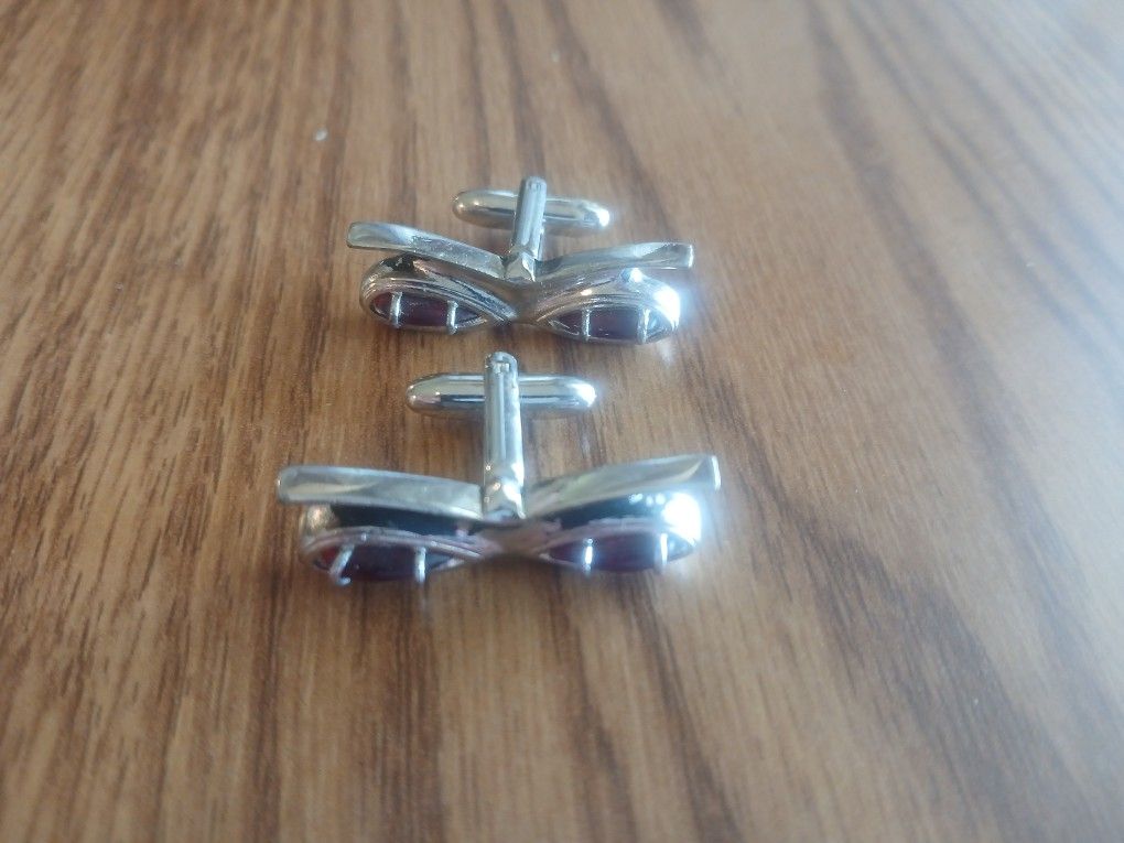 1959 Chevy Chevrolet Impala Cat Eye Rear Bumbet Taillight Cuff Links