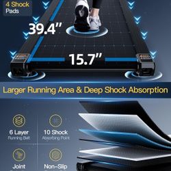 Up Pad, FINEHORSE Walking Pad Treadmill with Auto Incline, 6 in 1 Under Desk Treadmill, 6-Level Incline Treadmill, 2.5HP Portable Treadmill for Home w