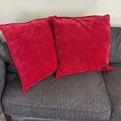 Accent Pillows Red