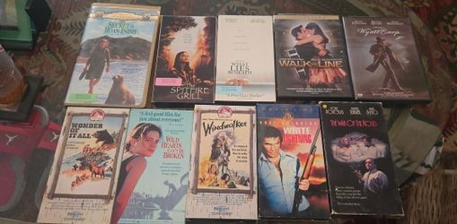 Collection of 10 VHS Movies