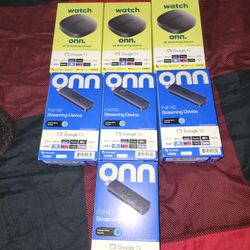 Brand New Onn Google TV Boxes ( Fully Loaded)