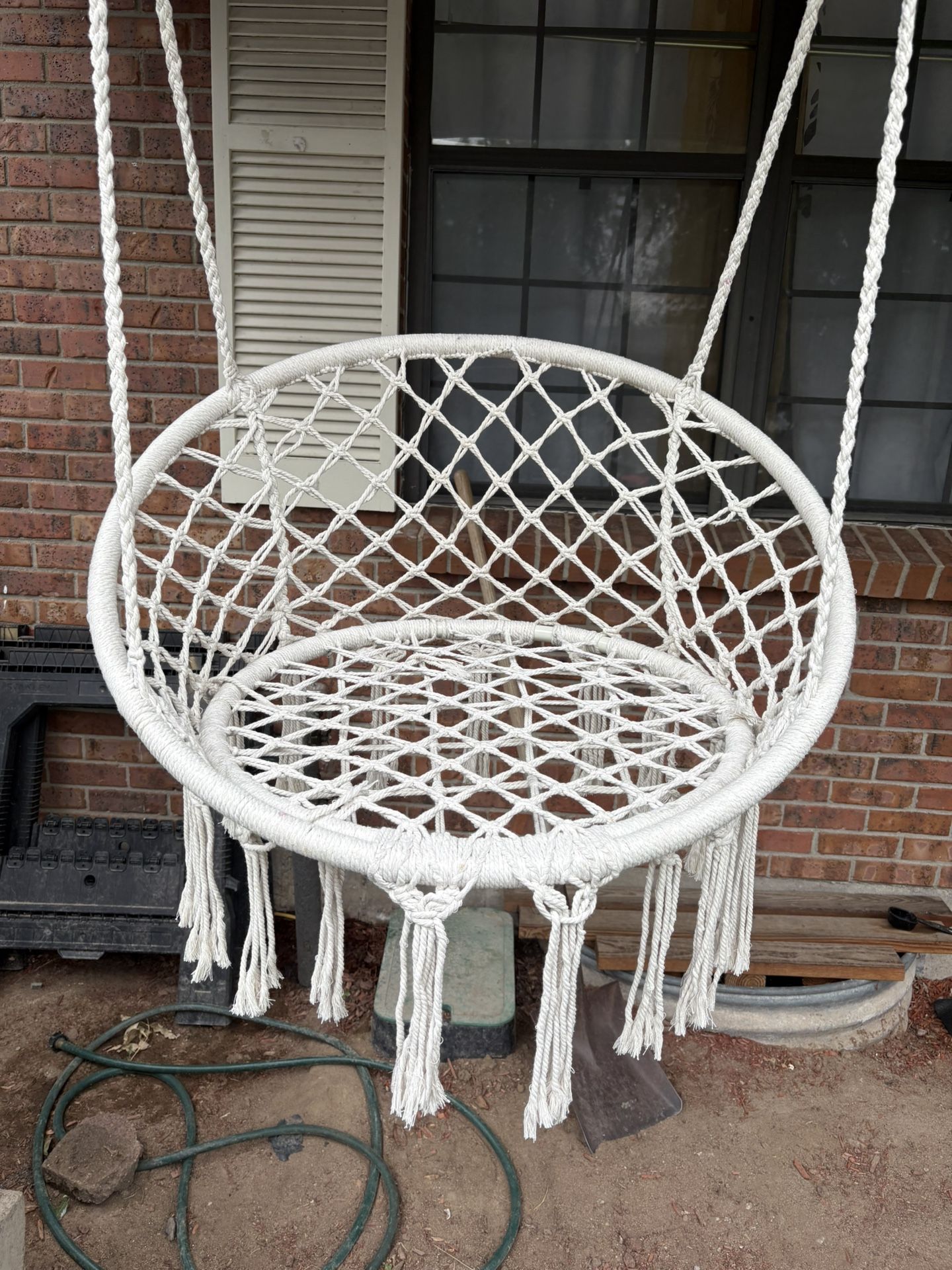 Indoor/outdoor Macrame Swing