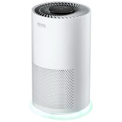 Air Purifier H13 HEPA Layer 1,200 sq. ft/h Smart Air Purifier with Speed Control and Child Lock Guard Air Cleaner White n