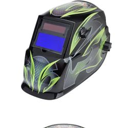 Lincoln Electric Auto-Darkening Welding Helmet with Variable Shade Lens No. 9-13 (1.73 x 3.82 in. Viewing Area), Galaxis Design