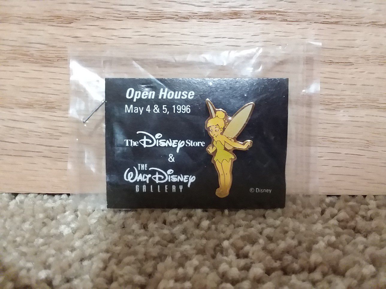 Disney Store/The Walt Disney Gallery 1996 Open House Tinker Bell Pin