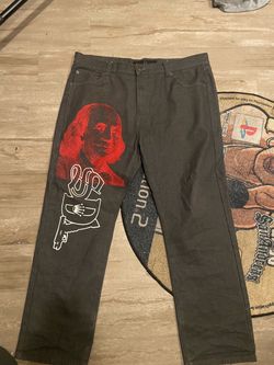 Sdl jeans size 40 grey wid red benji
