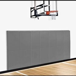 Gym Wall Padding, Basketball Court Wall Protector, 2" Thick Foam Protective Wall Mat for Wall Mount Basketball Hoops, Garage, Taekwondo - Waterproof &