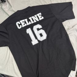 Celine Loose T-Shirt Size Large/Xl