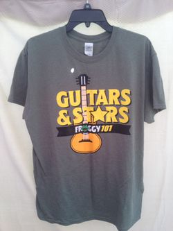 Froggy 101 guitars and stars T-shirt new size L