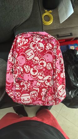 A Bathing Ape Pink Baby Milo Backpack
