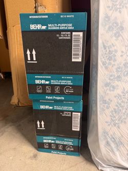 24 Tubes BEHR White Multi-Purpose Caulking