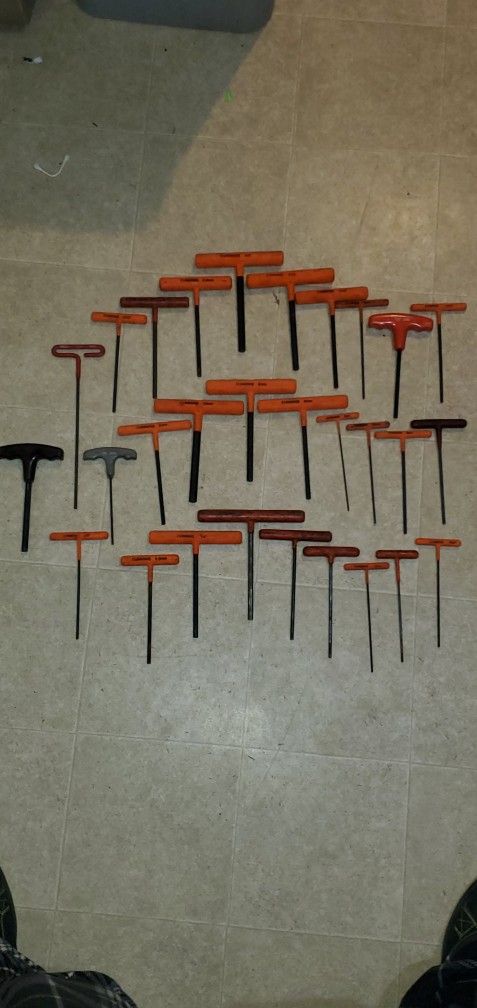 Torque Alan Head T Wrench Set