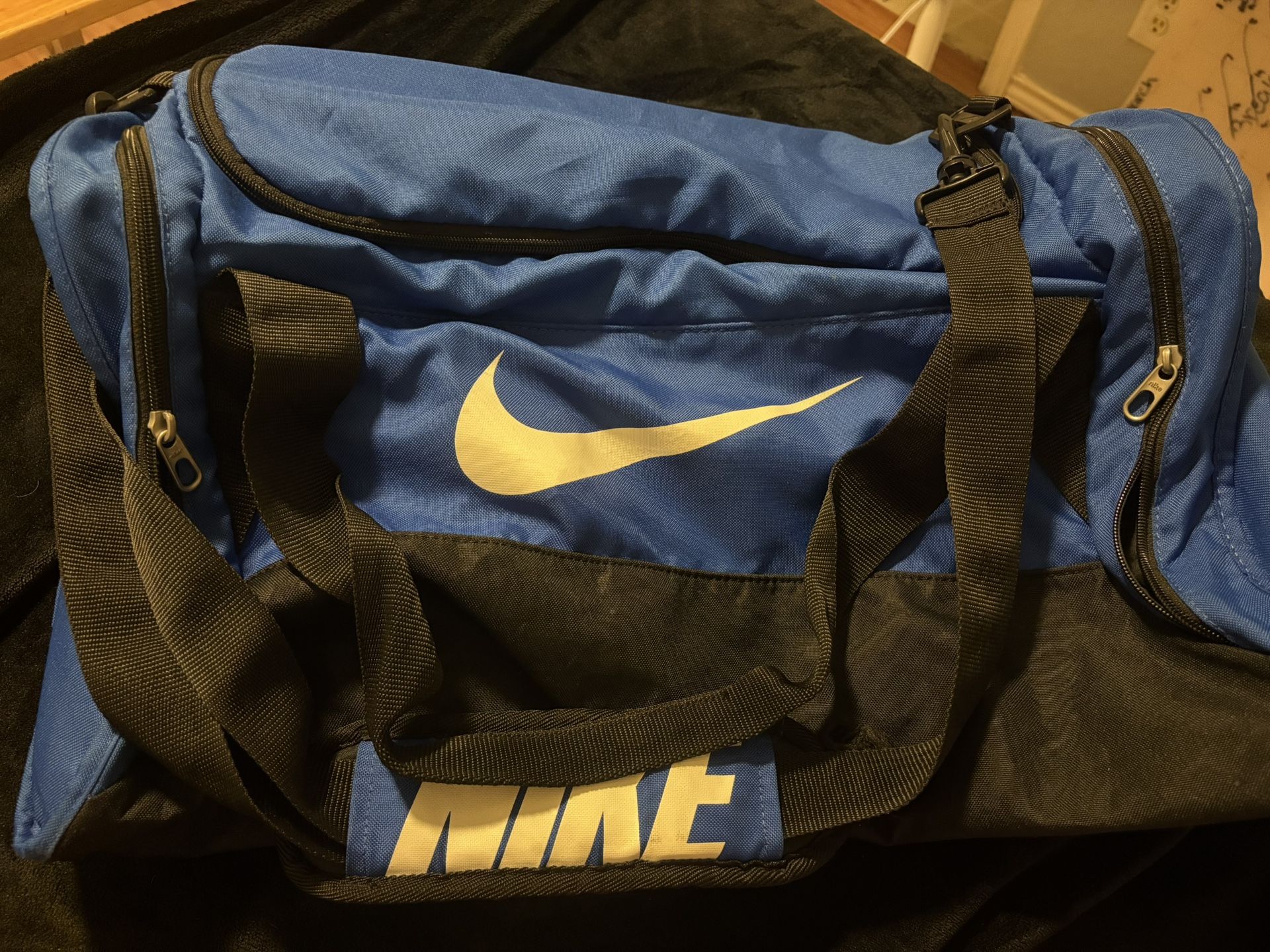Blue Nike Duffle Bag