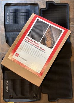 Genuine Toyota Tundra All-Weather Floor Liners
