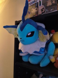 Pokemon Plushes- Vaporeon Build-a-bear