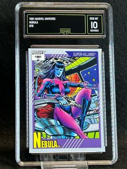 1991 Marvel Universe 🔥 Nebula 🔥 GMA 10 💎 Mint - Super Villians