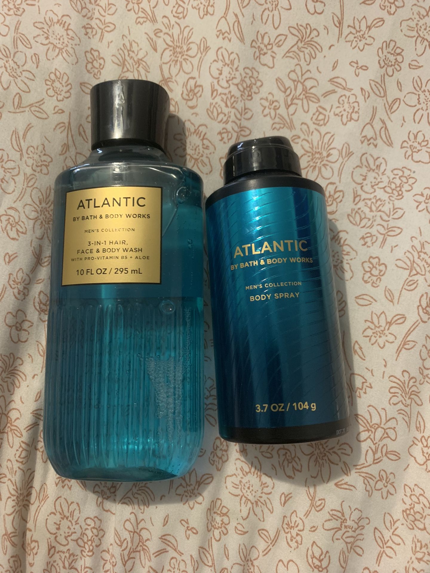 Bath And Body Works Mens Atlantic Body Spray And Body Wash