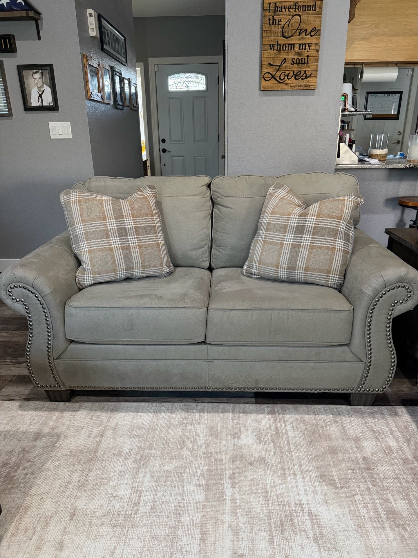 Ashley sofa and loveseat