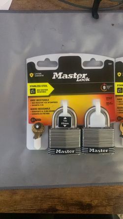 Brand New Master Lock Stainless Steel Outdoor Padlocks
