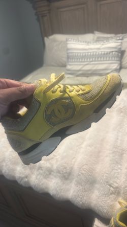 Yellow Chanel  sneakers