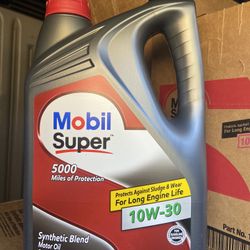 Aceite Mobil Súper 10w-30 Synthetic Blend Galon