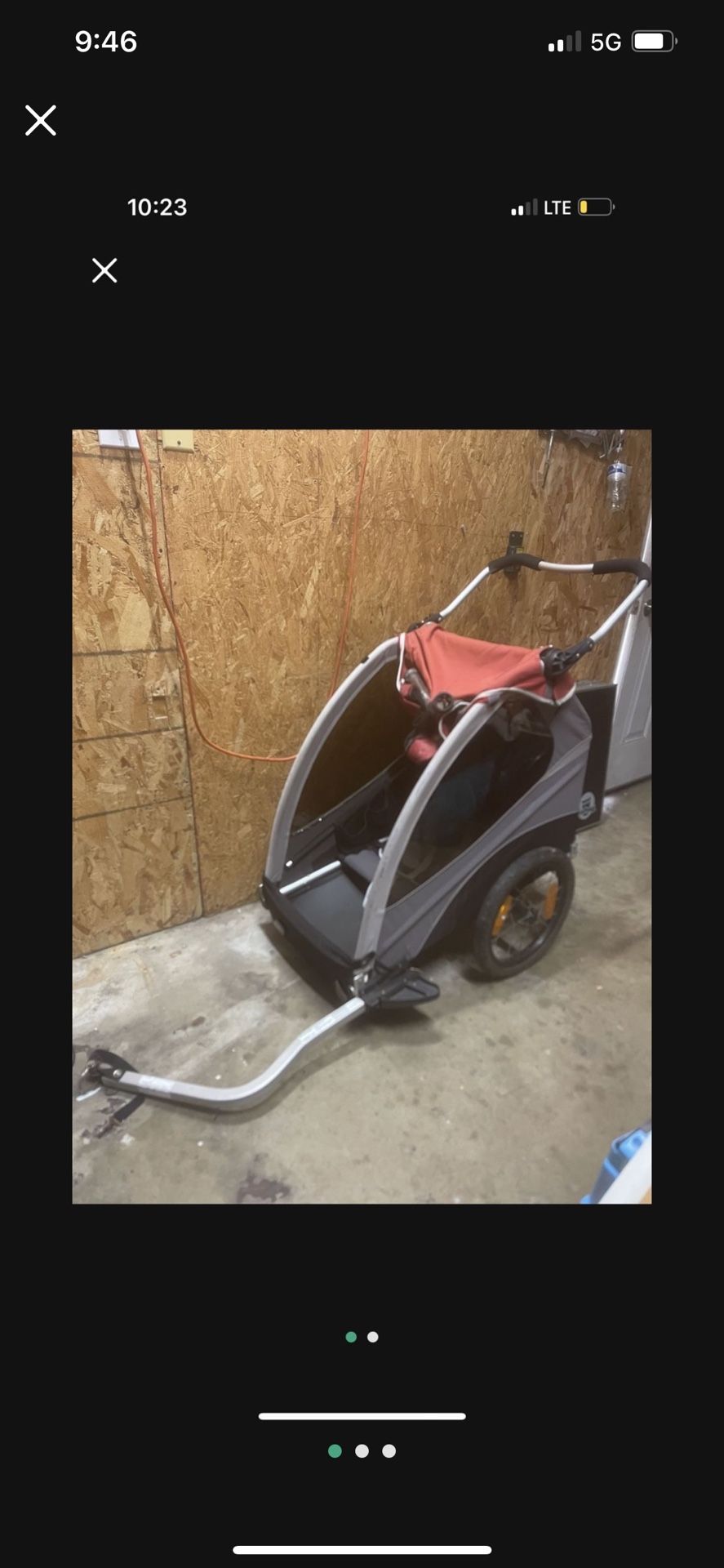 Burley Honey Bee Bike Trailer Single