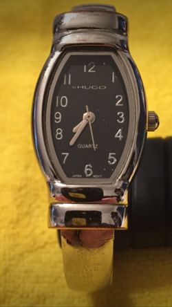 Hugo silver tone Cuff bracelet watch