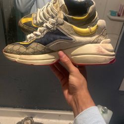 Gucci GG Rhyton 'Beige White Yellow'