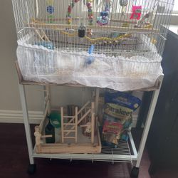 Bird Cage With Stand