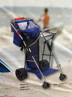 New In Box !! Rio Beach Stroller Great for Beach & Park Outings