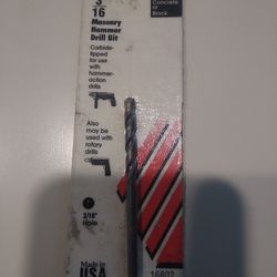 NEW 3/16 INCH BLACK & DECKER MASONRY HAMMER DRILL BIT