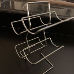 Silver Wine Rack