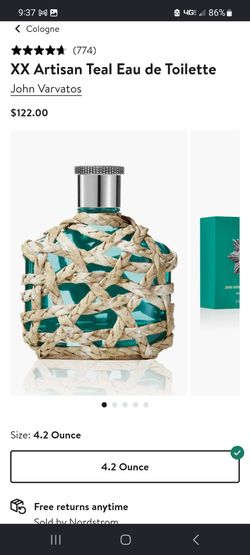 32 FL OZ John Varvatos Xx Artisan Teal EDT Refill Bottle